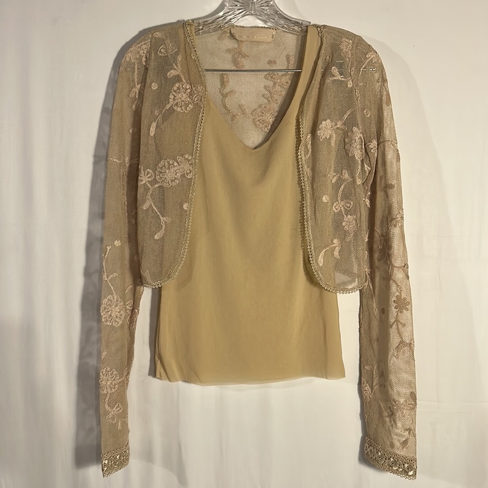 Dorothee Schumacher Vintage Lace Set  Small   Tan - Picture 2 of 14